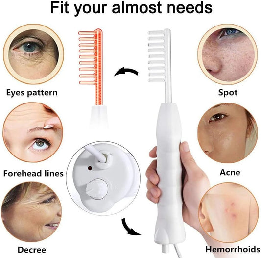 High Frequency Elektroden Stab für Gesicht, Haar, Körper